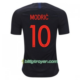 Billige Fotballdrakter Kroatia Modric 10 VM 2018 Bortedraktsett